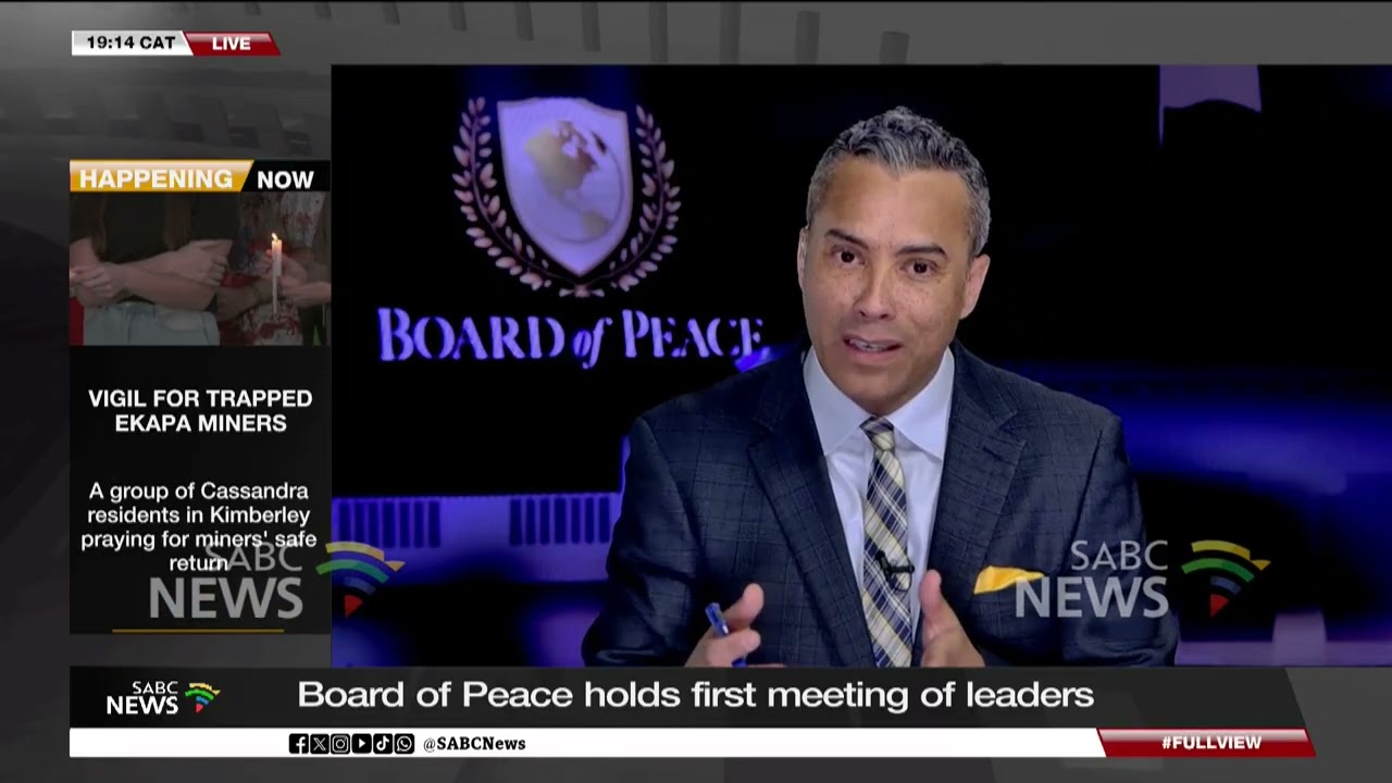Board of Peace holds first leaders meeting: Sherwin Bryce-Pease reports
