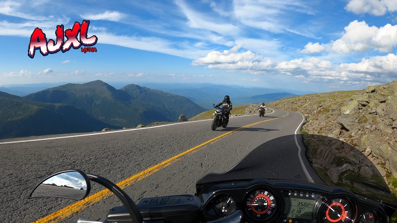 Summit Mt. Washington on a Motorcycle