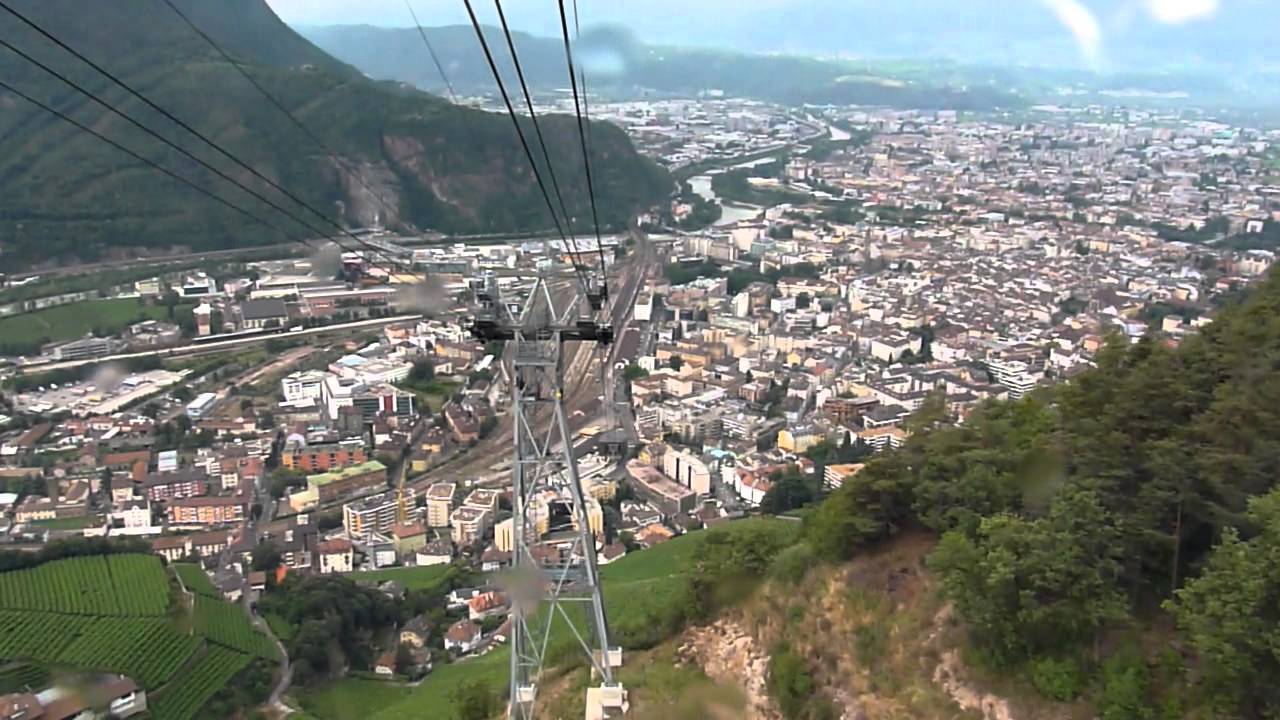 35-TGD Rittner Seilbahn - př&iacute;jezd do doln&iacute; stanice (8.7.2015) | gimli35 Ropeways