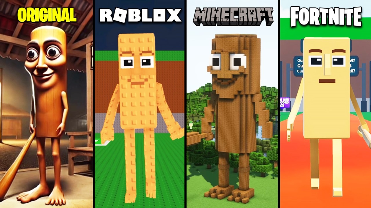 Итальянский Brainrot Меме vs Roblox Steal a Brainrot vs Minecraft vs Fortnite 🔥