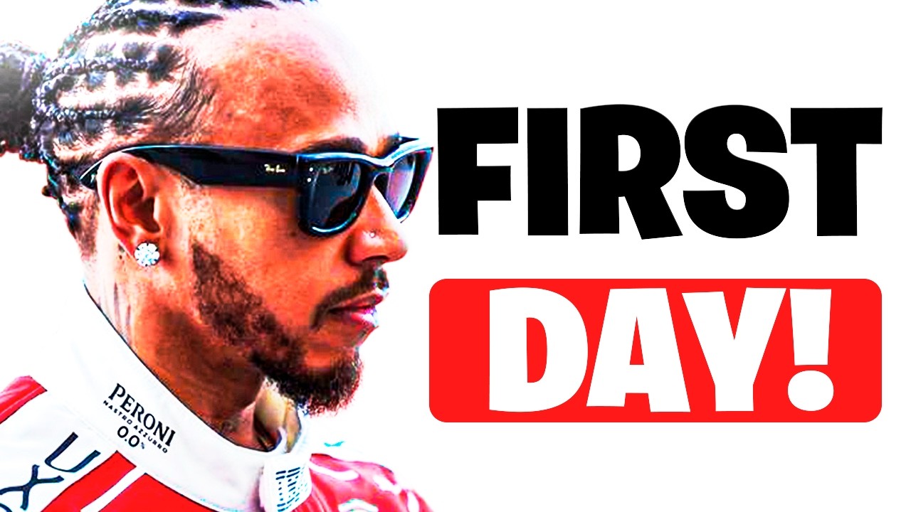 Hamilton Has JUST MADE a BIG STATEMENT After His First Test Bahrain Day On Track With Ferrari