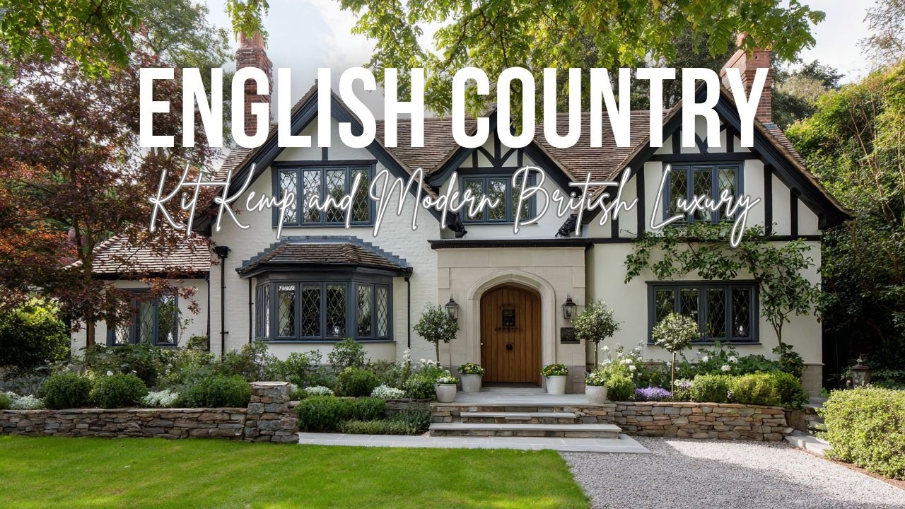 Sophisticated English Country House Inspired by Kit Kemp and Modern British Luxury