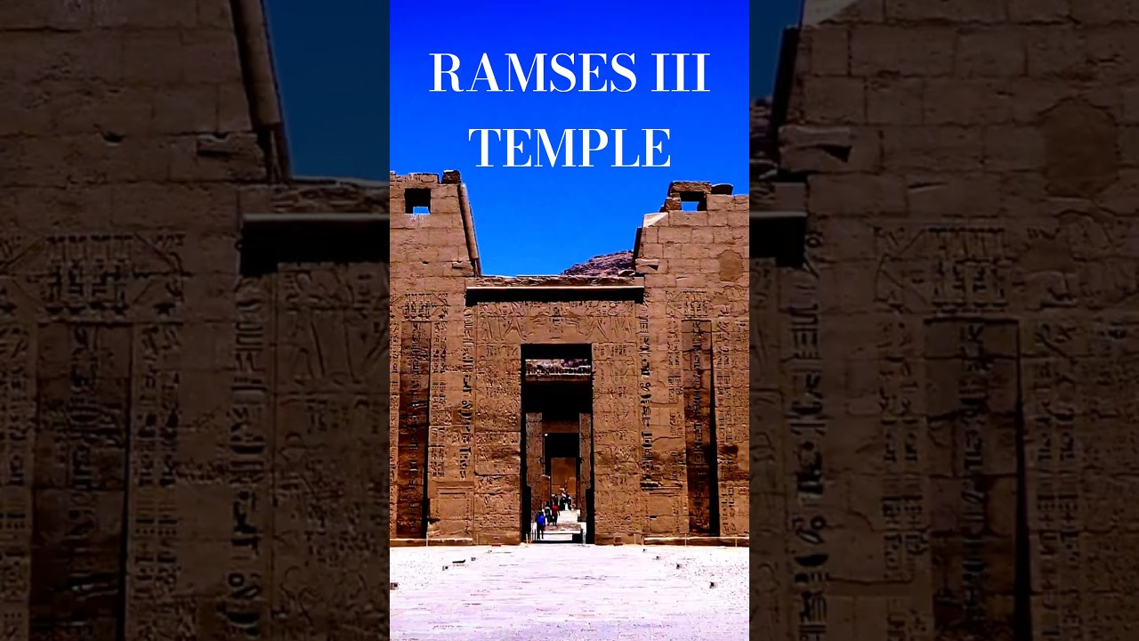 RAMSES III TEMPLE, MEDINET HABU, EGYPT