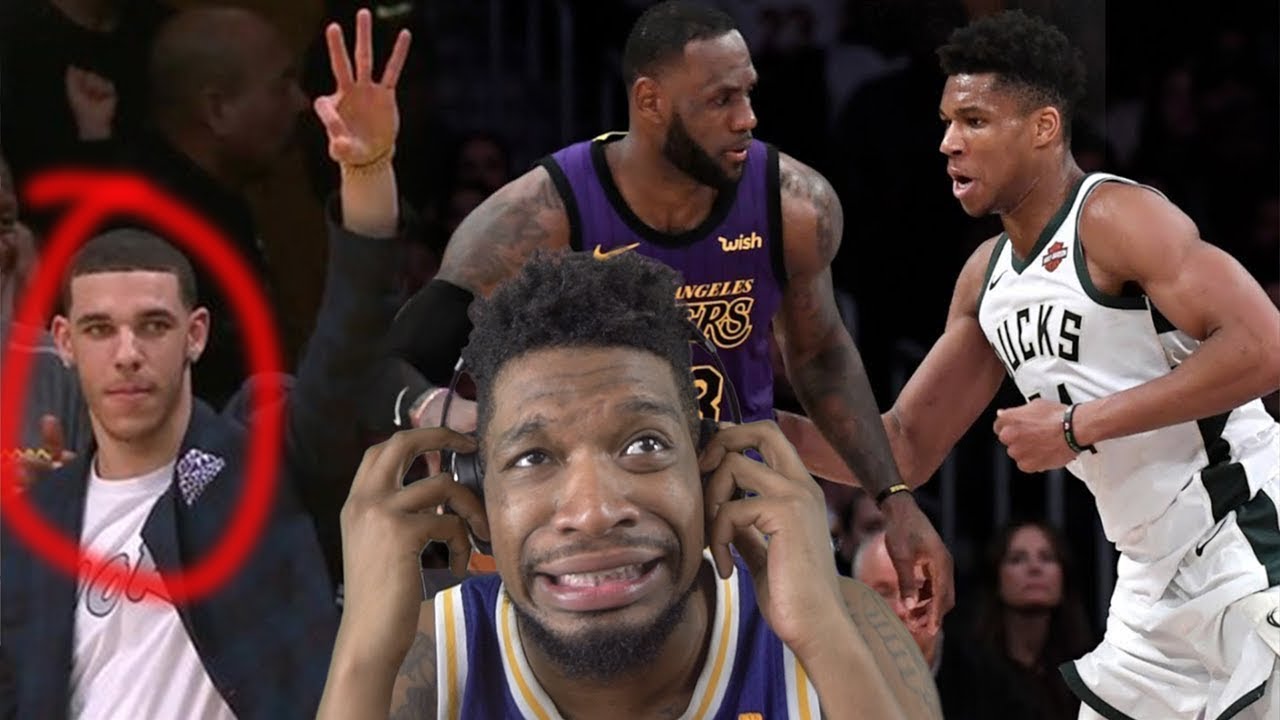 WE JUST NEED LONZO BACK!! BUCKS vs LAKERS HIGHLIGHTS