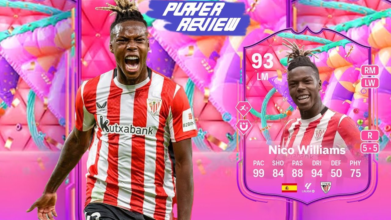 🚀CATCH HIM IF YOU CAN!🤯 🎉FUT BIRTHDAY " NICO WILLIAMS " FULL PLAYER REVIEW IN FC25 💯