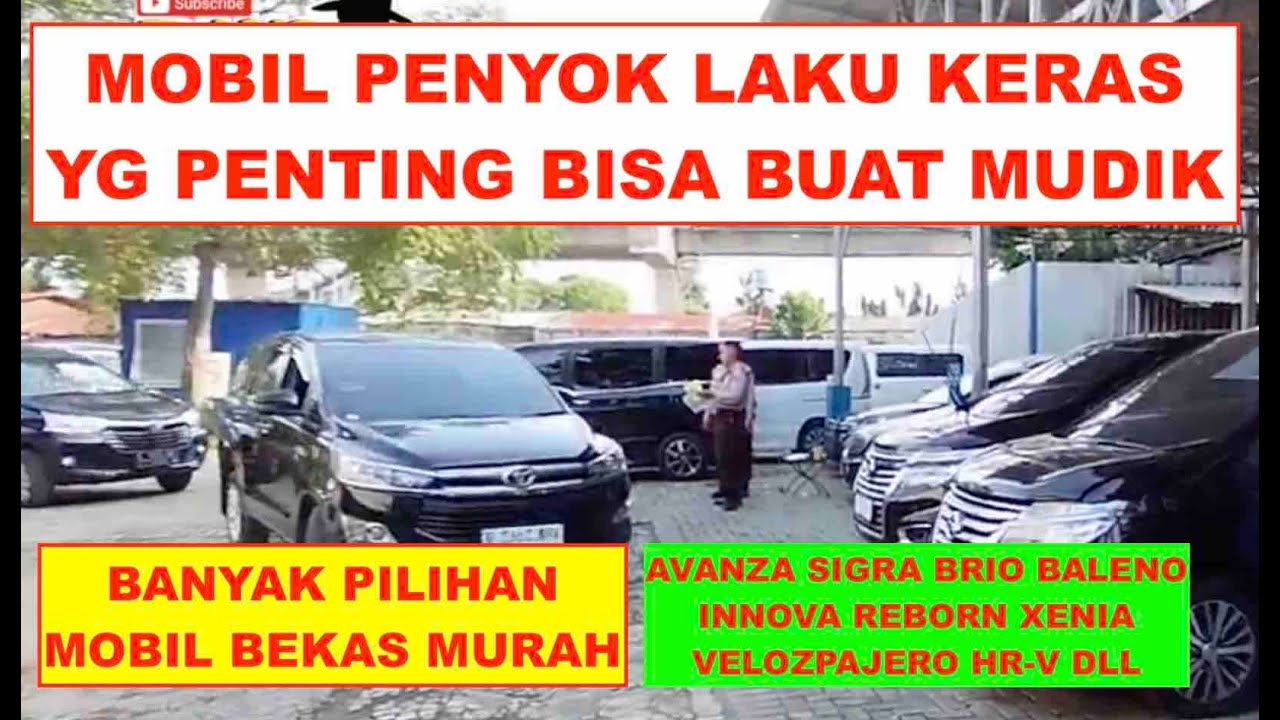 MUDIK PAKAI MOBIL PENYOK YG PENTING MURAH‼️ MOBIL BEKAS DI AUKSI: AVANZA VELOZ SIGRA BRIO INNOVA DLL