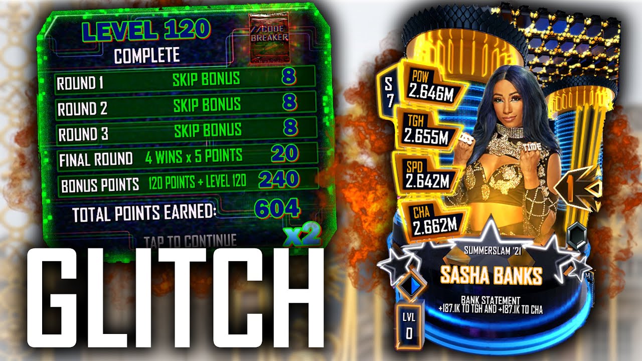 GET MAX POINTS EVERY BOUT!! - CODEBREAKER TRICK!! - WWE SUPERCARD S7
