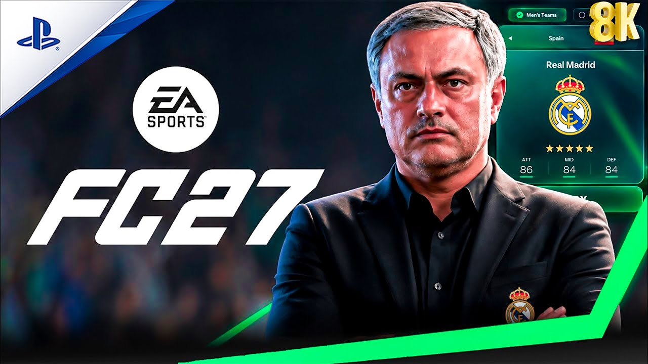 FC 27 - Real Madrid Vs Barcelona - UEFA Champions League 2027 FINAL - PS5 Gameplay[4K60]#realmadrid