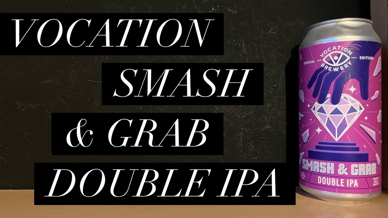 Обзор пива Vocation Smash & Grab Double IPA, пивоварня Vocation, обзор крафтового пива Sainsbury's.