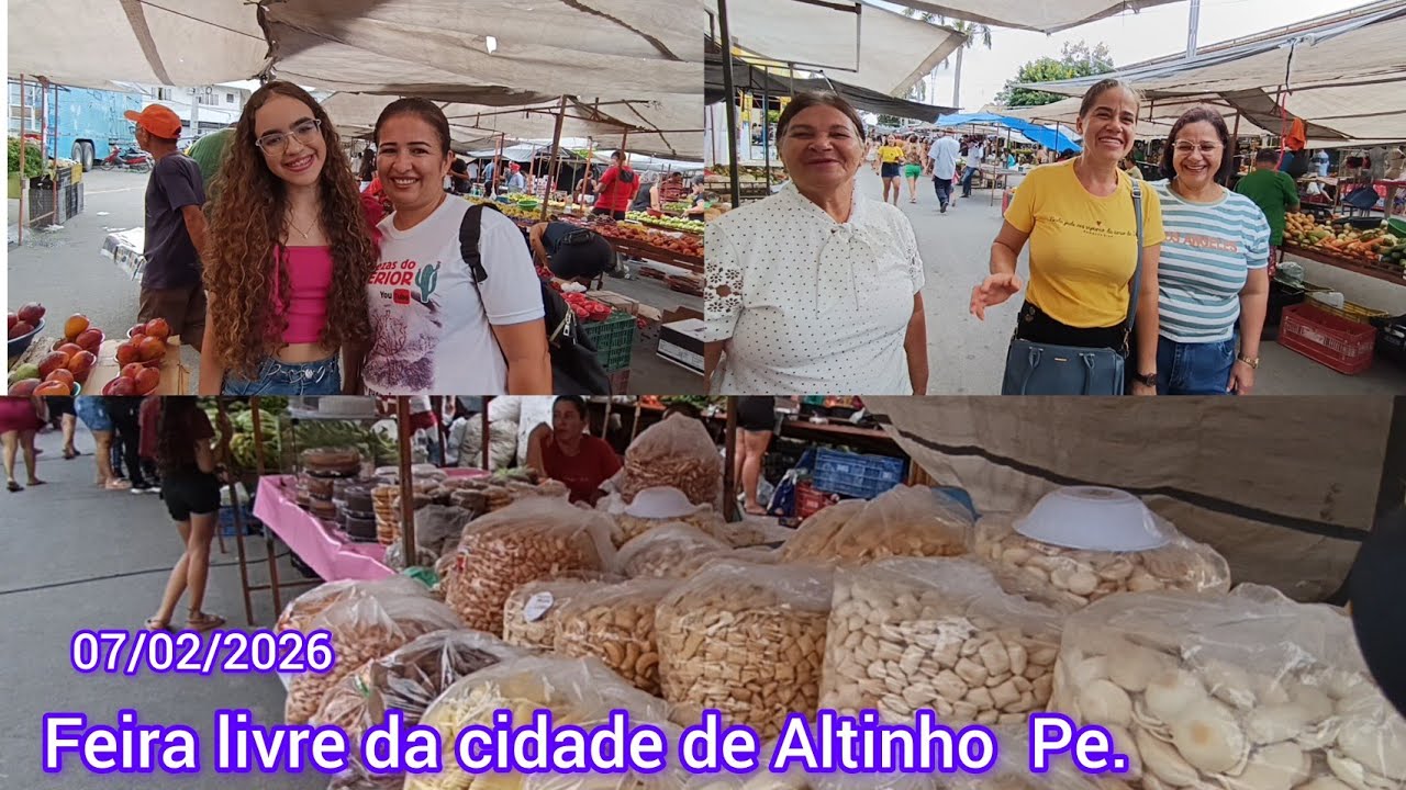 Feira Livre do Altinho-PE, uma das melhores do nordeste!