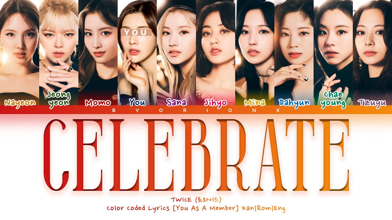 TWICE (트와이스/トワイス ) 'Celebrate' - You as a member [Karaoke Ver.] || 10 Members Ver.