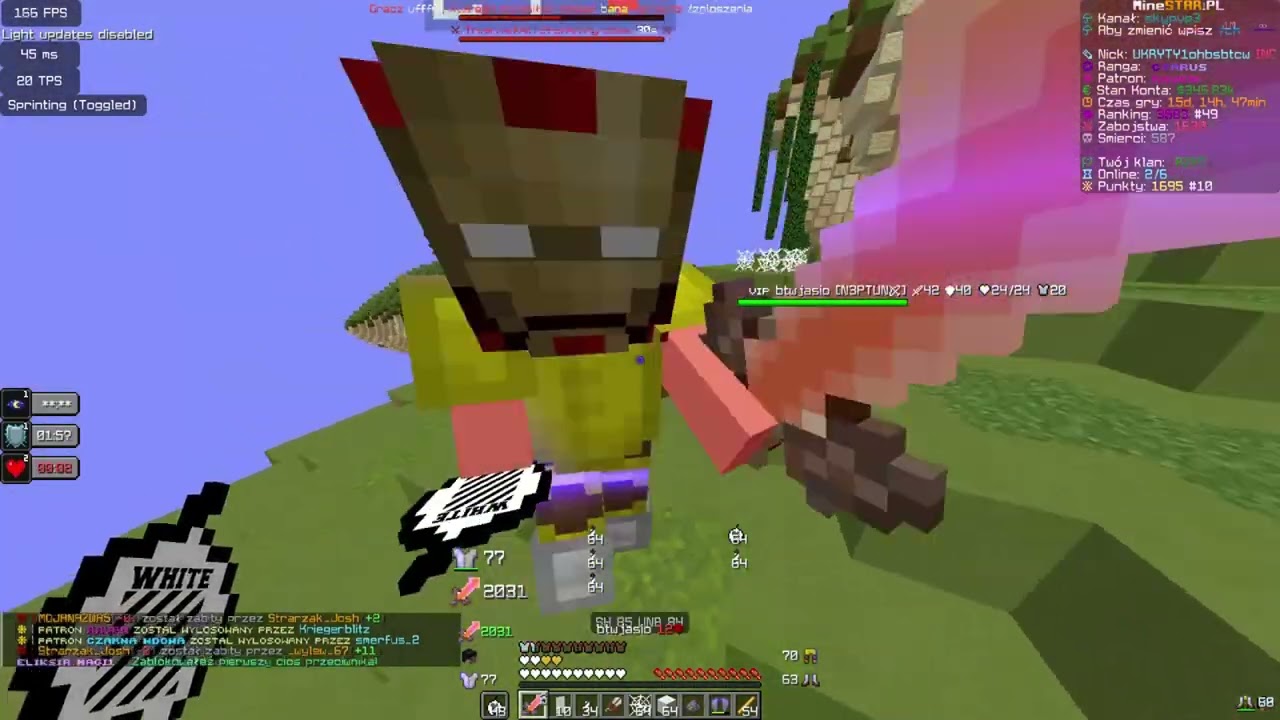 Montage #2 minestar.pl skypvp dominacja 44 oddaje mistrz 1v1n&oacute;w