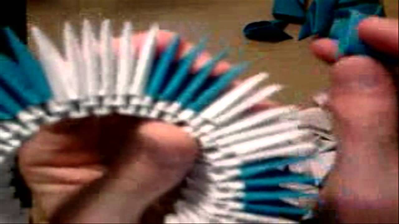 Origami modułowe: łabędź #2 - Podstawa