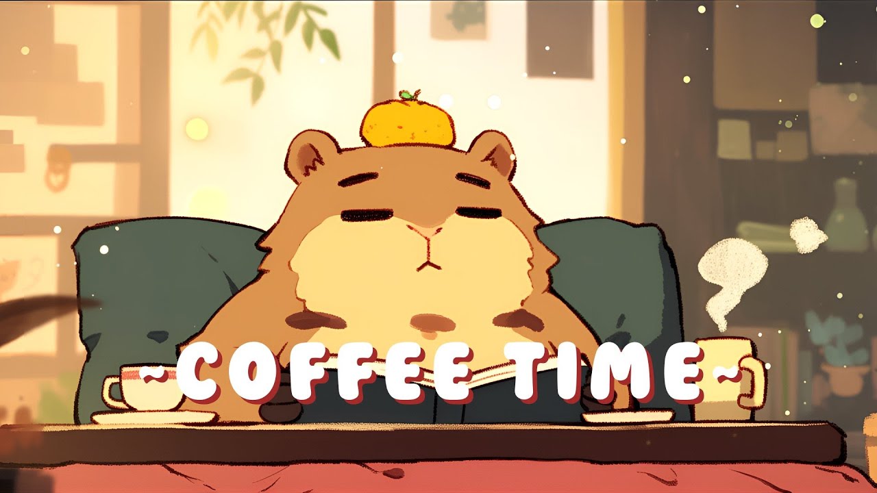 [1 Hour] 24/7 Capybara Lofi Beats - Lofi Hip Hop for Studying ~ Peaceful Moments ~ ✨
