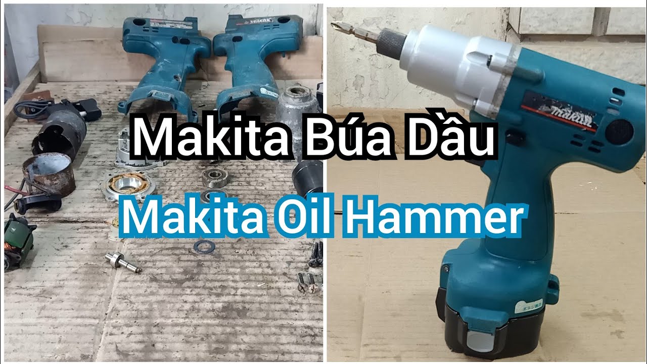Hồi Phục Makita 6960D Búa Dầu - Restoration Makita 6960D Oil Hammer.