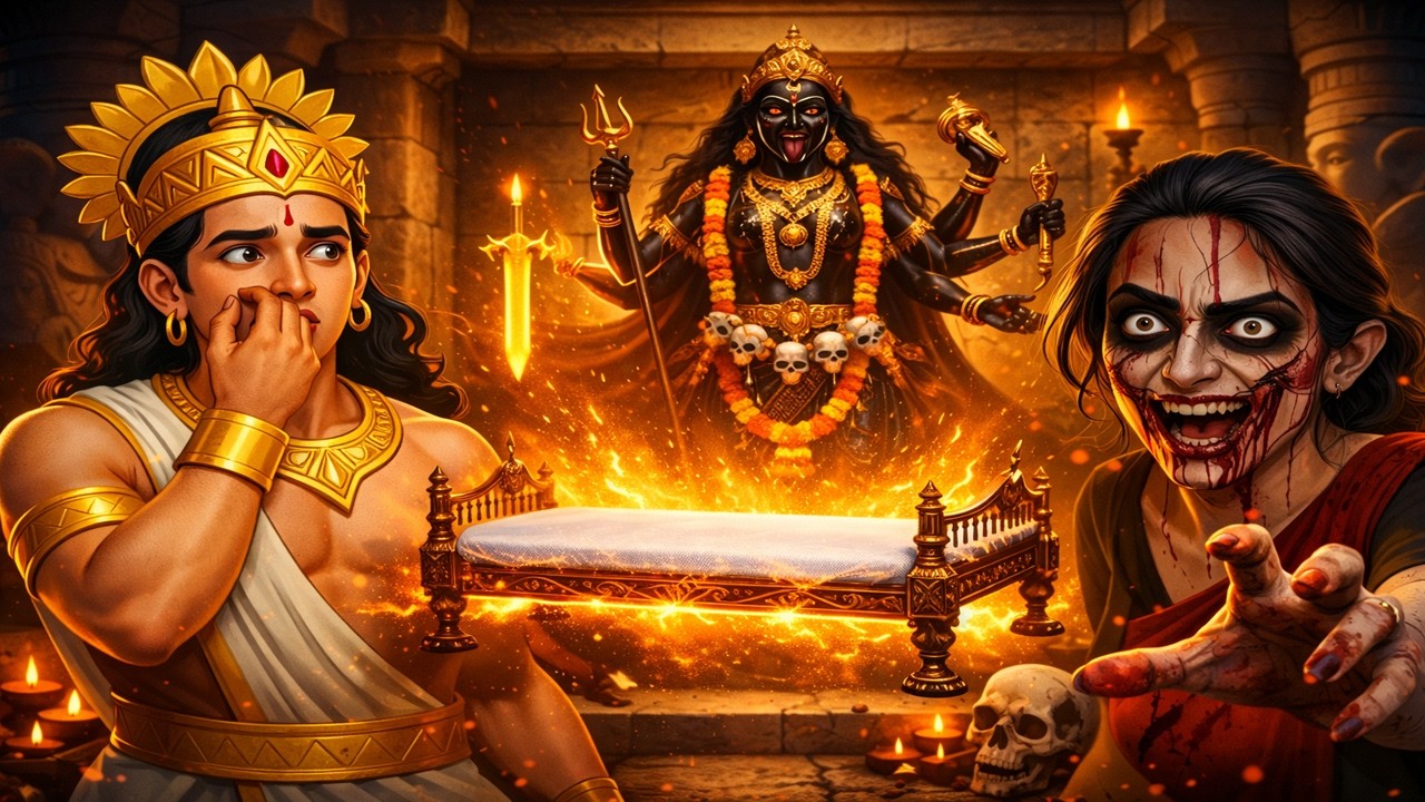 మాయా మంచం కథ - Maya Mancham Katha - Garland of Moral Stories - Telugu Moral Stories