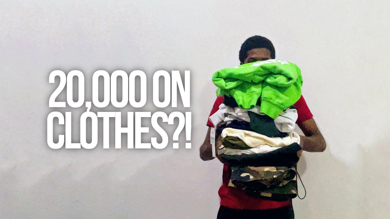 I SPENT ¢20,000 ON CLOTHES?!
