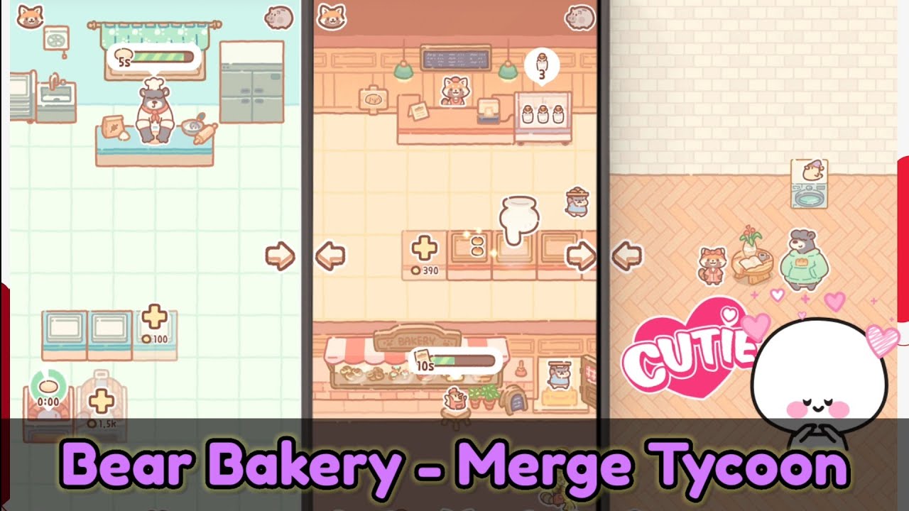 let's play Bear Bakery for the first time!
