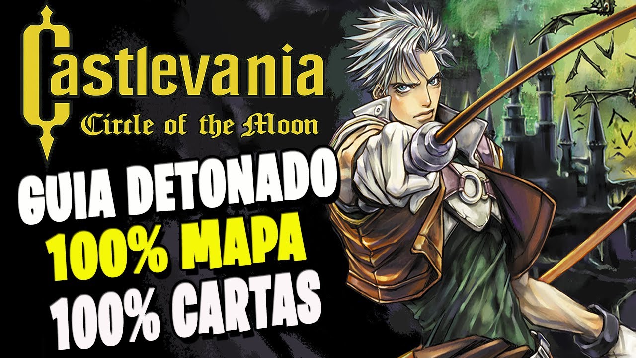 Castlevania: Circle of the Moon - DETONADO 100% - GUIA de TODAS as CARTAS e 100% do MAPA