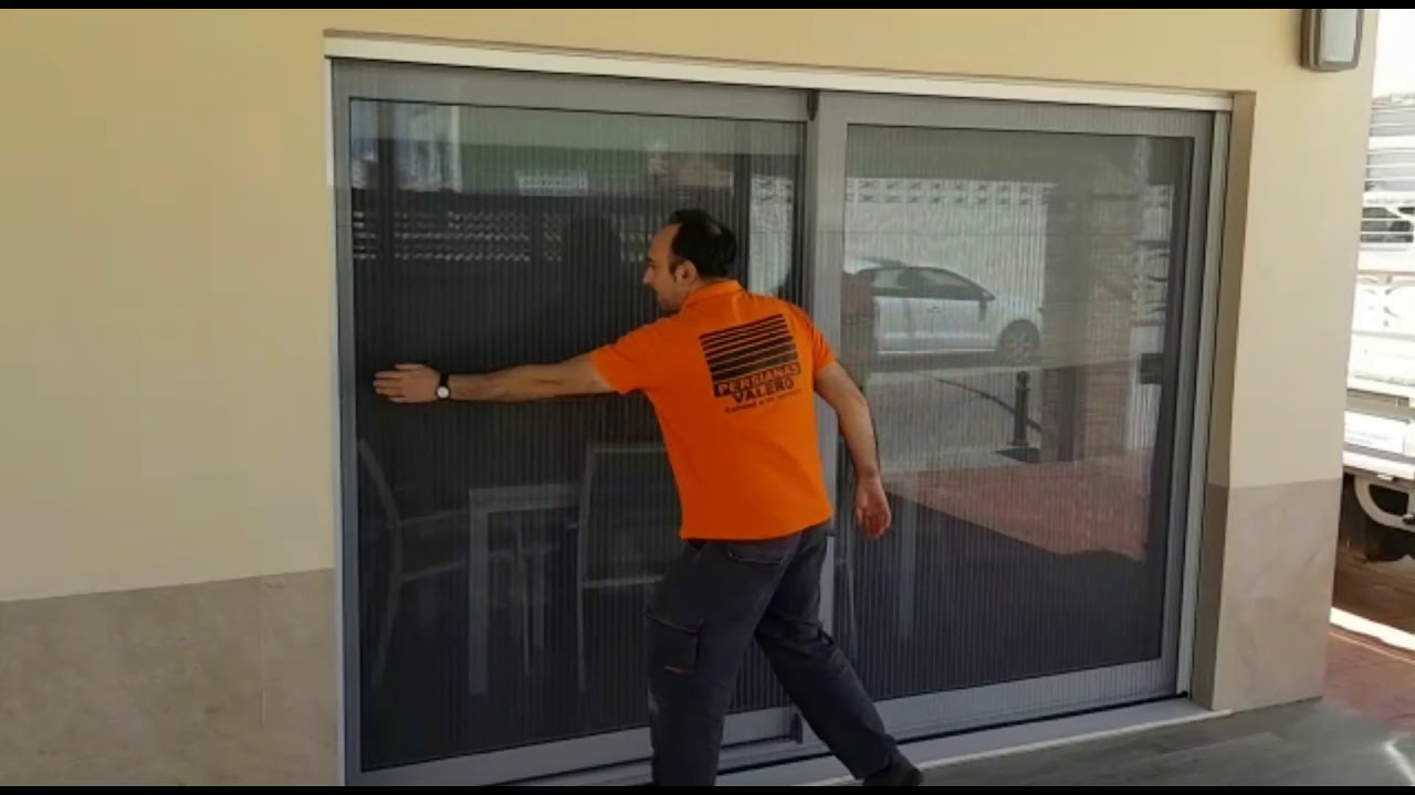 Mosquitera lateral minima reversible. Grandes dimensiones  MV LINE