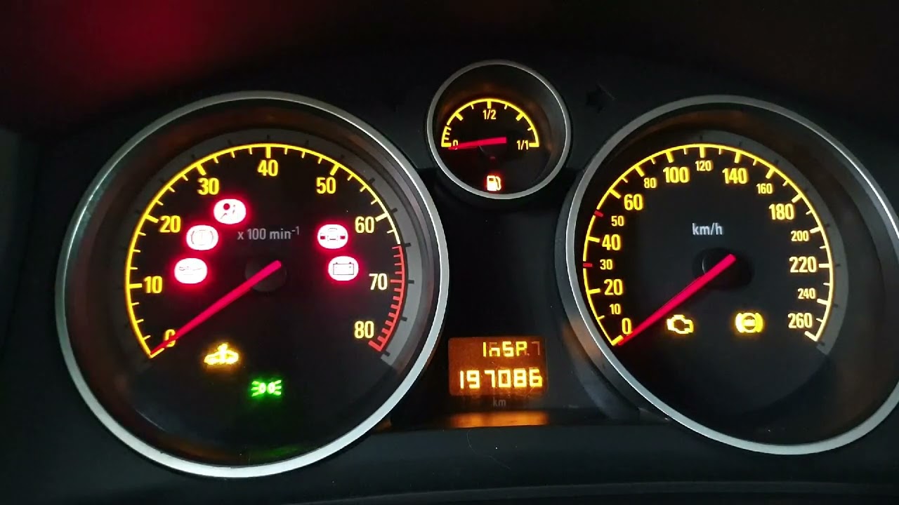 Сброс сервисного интервала Opel Astra H/Zafira B