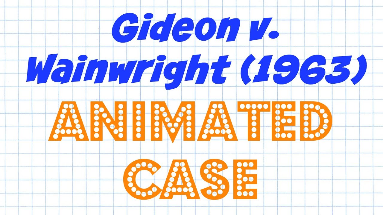 Right to an Attorney - Landmark Cases -Episode #1