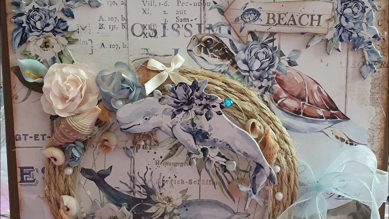 Présentation Album photos collection #Sea Dream #Stamperia #Scrapbooking 😉