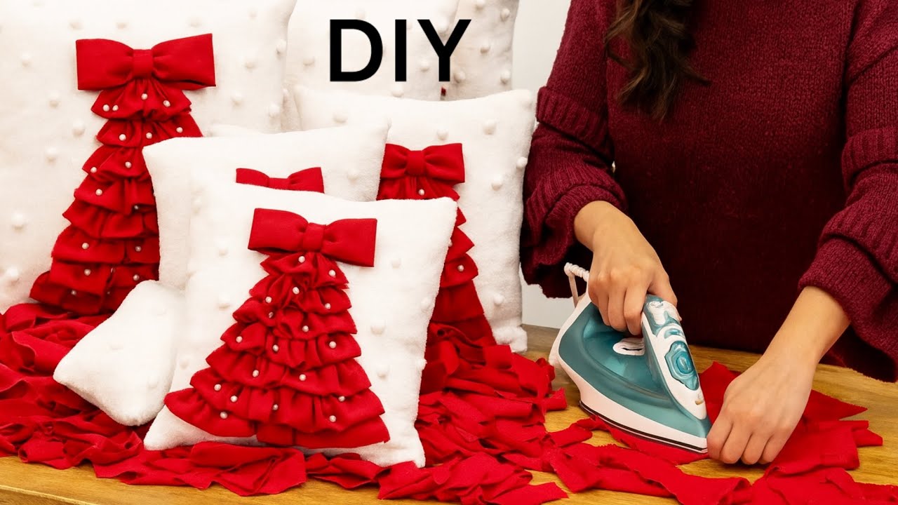 DIY Christmas Cushions: Fun and Easy Sewing Project