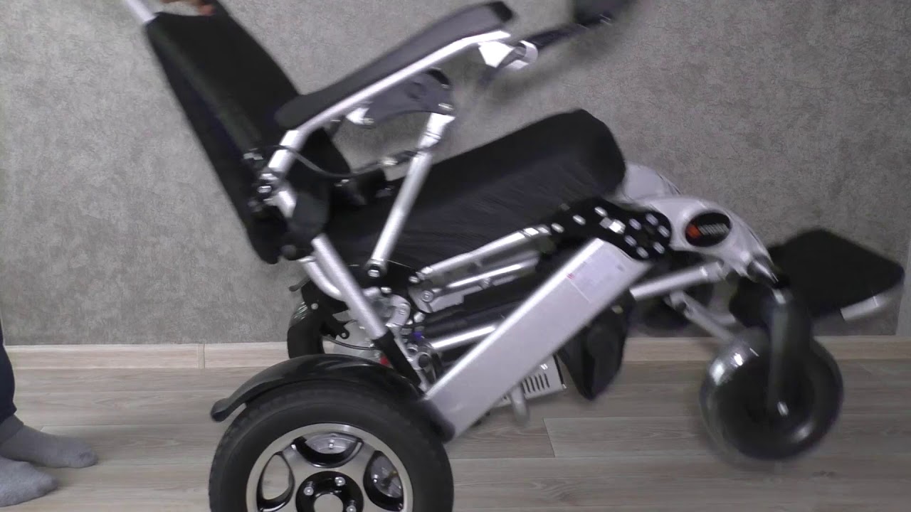 Инвалидная коляска с электроприводом. Ortonica Pulse 640 Folding Power Wheelchair