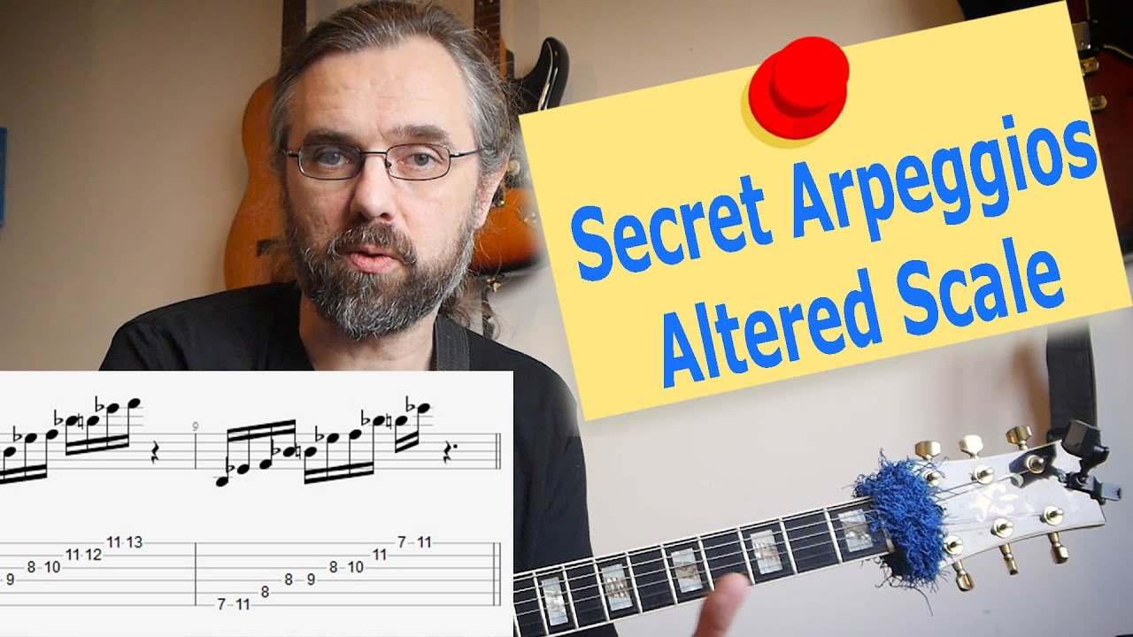 Altered Scale Arpeggios 🎸 that you forgot to learn! - Super Locrian and Dimiinished whole  tone