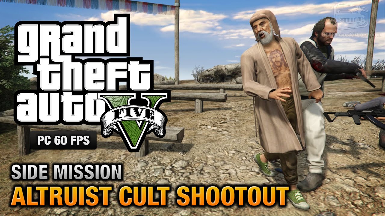 GTA 5 PC - Altruist Cult Shootout [Altruist Acolyte Achievement / Trophy]