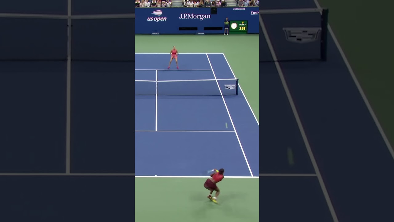 🤯 Coco Gauff's US Open Final:THE IMPOSSIBLE MATCH POINT! HER CELEBRATION BROKE THE INTERNET!🏆#Shorts
