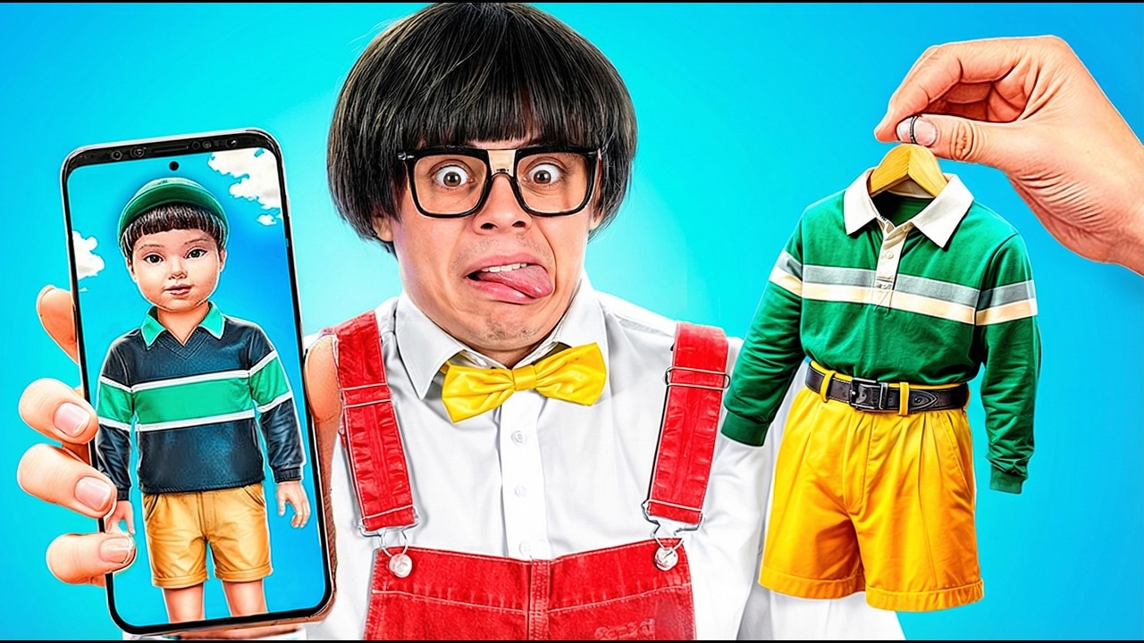 Comment devenir la Poupée de Squid Game ! Squid Game Makeover !