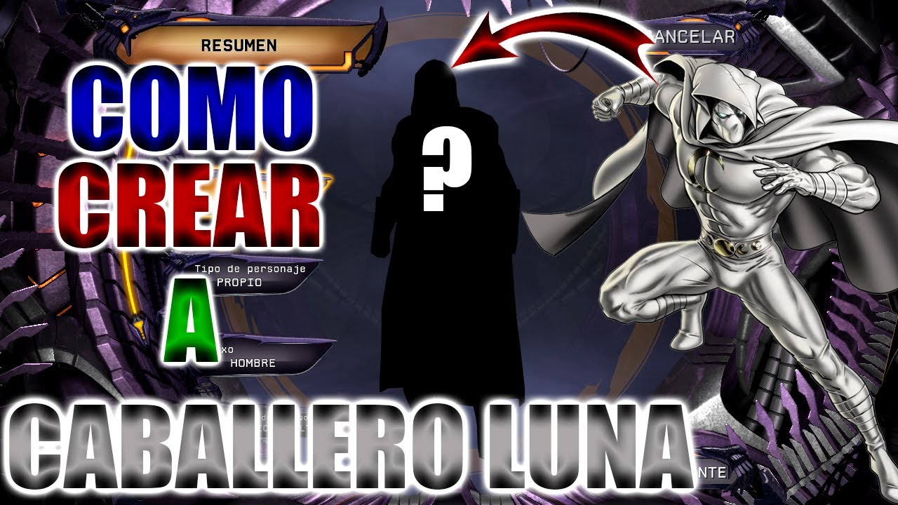 COMO CREAR A CABALLEROLUNA en DC Universe Online