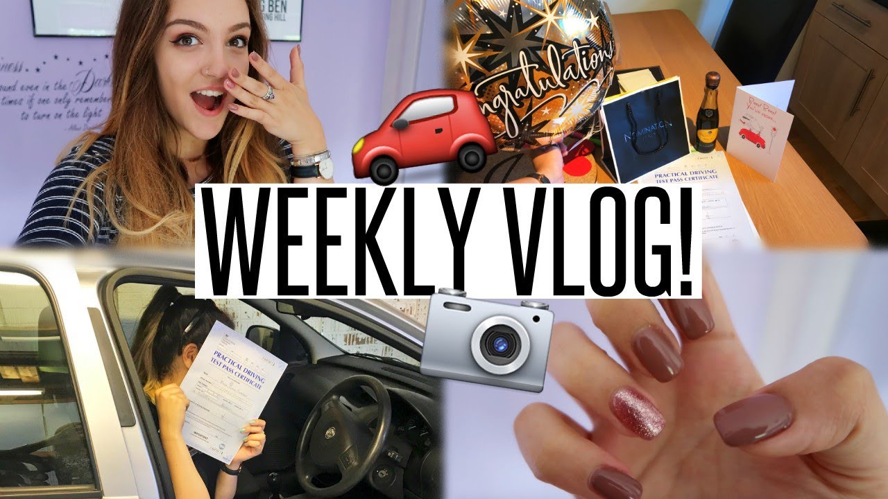 VLOG: I PASSED MY DRIVING TEST, GOT A NEW CAMERA & HIT 70K!!