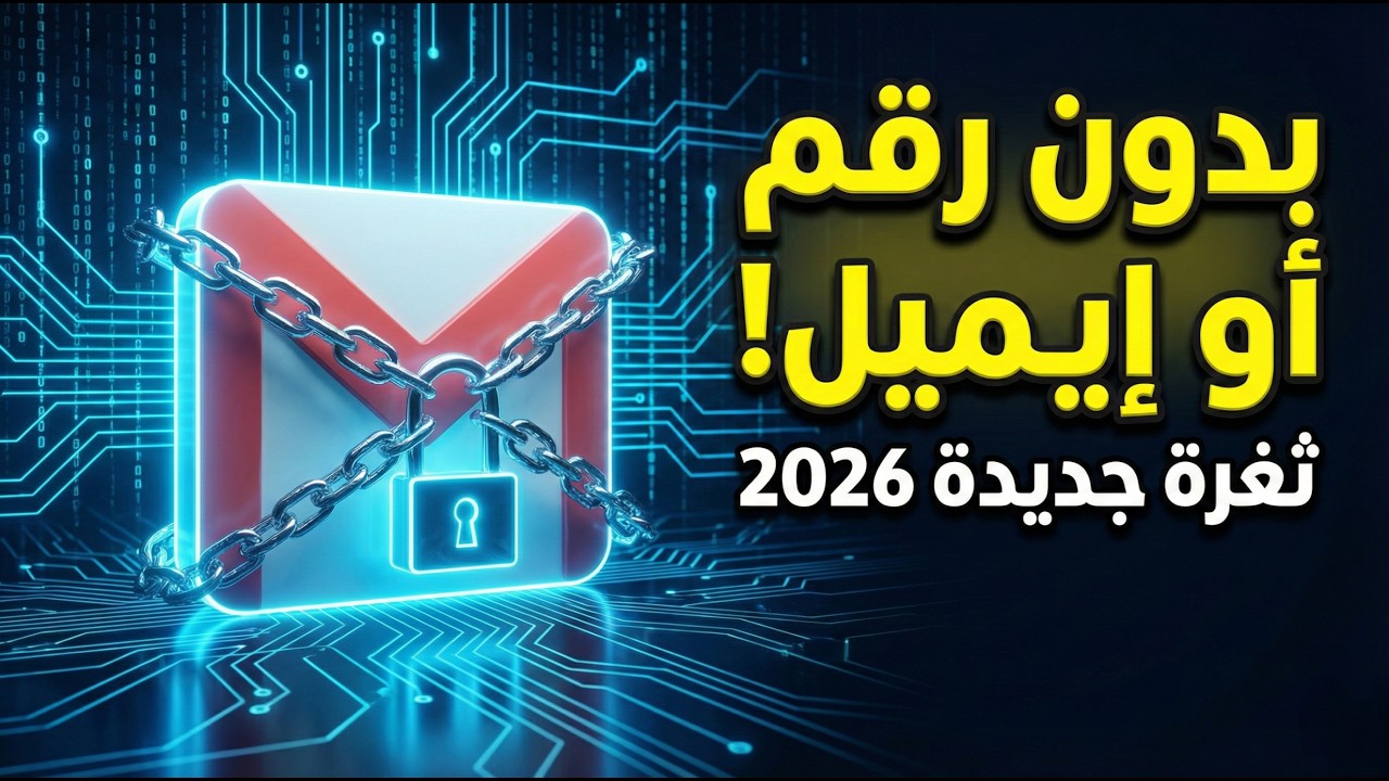 استرجاع حساب جوجل جيميل بدون رقم هاتف أو ايميل استرداد (ثغرة 2026) 🔓