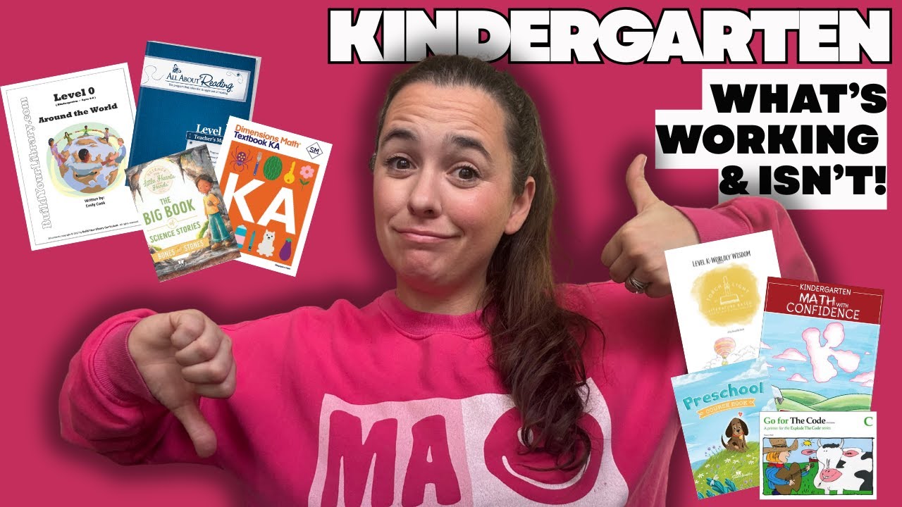 KINDER FIRST SEMESTER RECAP | What’s working & what isn’t in our home school so far.