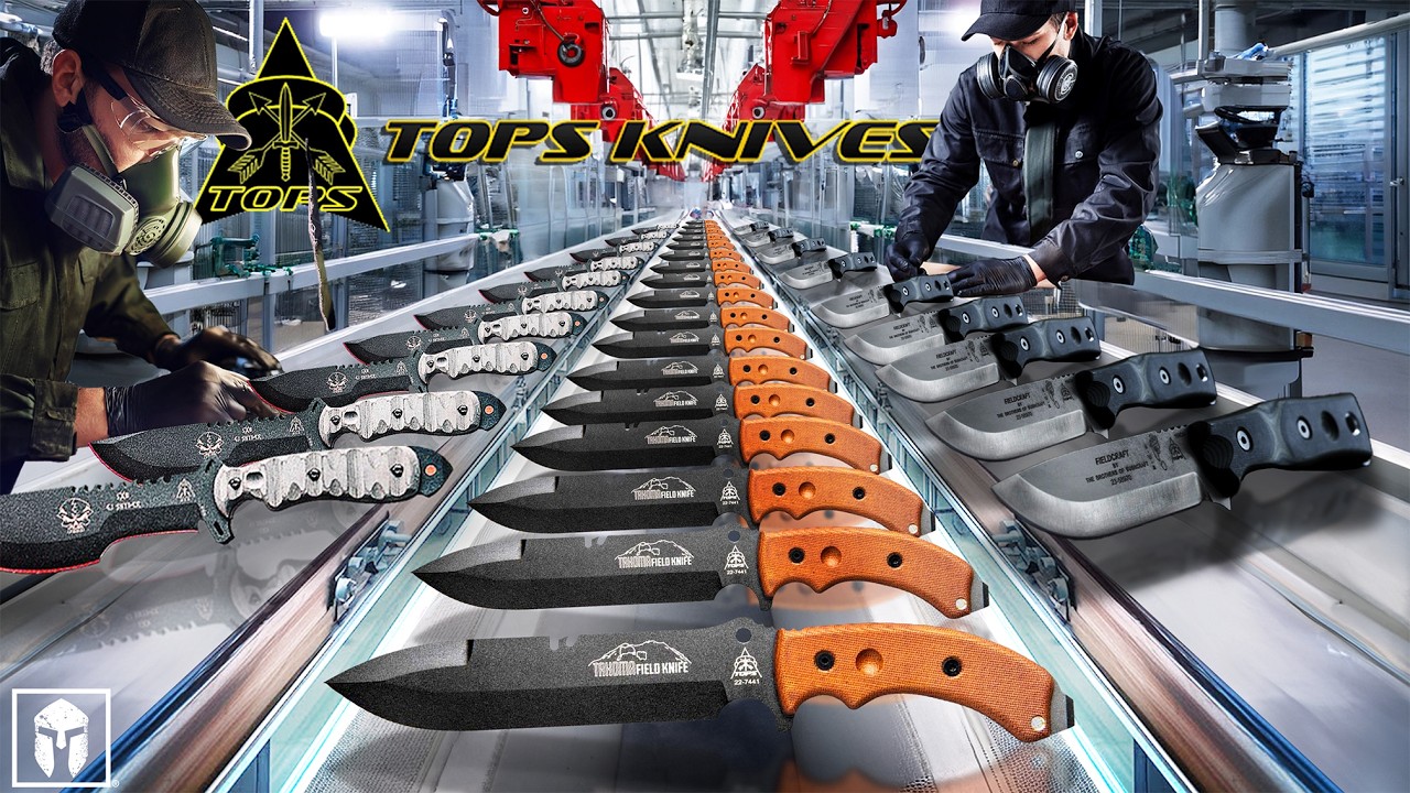 How Military & Law Enforcement KNIVES are MADE | TOPS Knives
