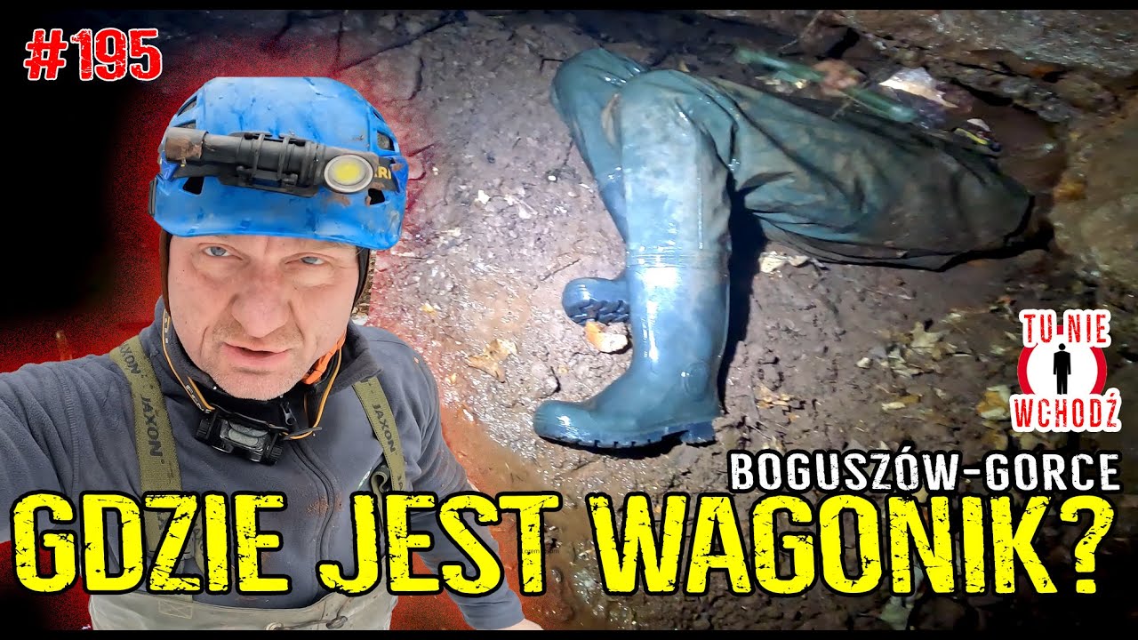 GDZIE JEST WAGONIK? Zalany korytarz w Boguszowie-Gorach #kopalnie #fpv