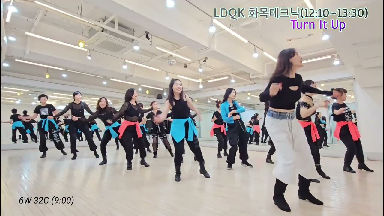 Turn It Up Line Dance l Improver l 턴 잇 업 라인댄스 l Linedancequeen l Junghye Yoon 
