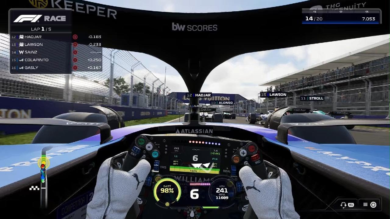 F1 25 my career Grand Prix, easy wins