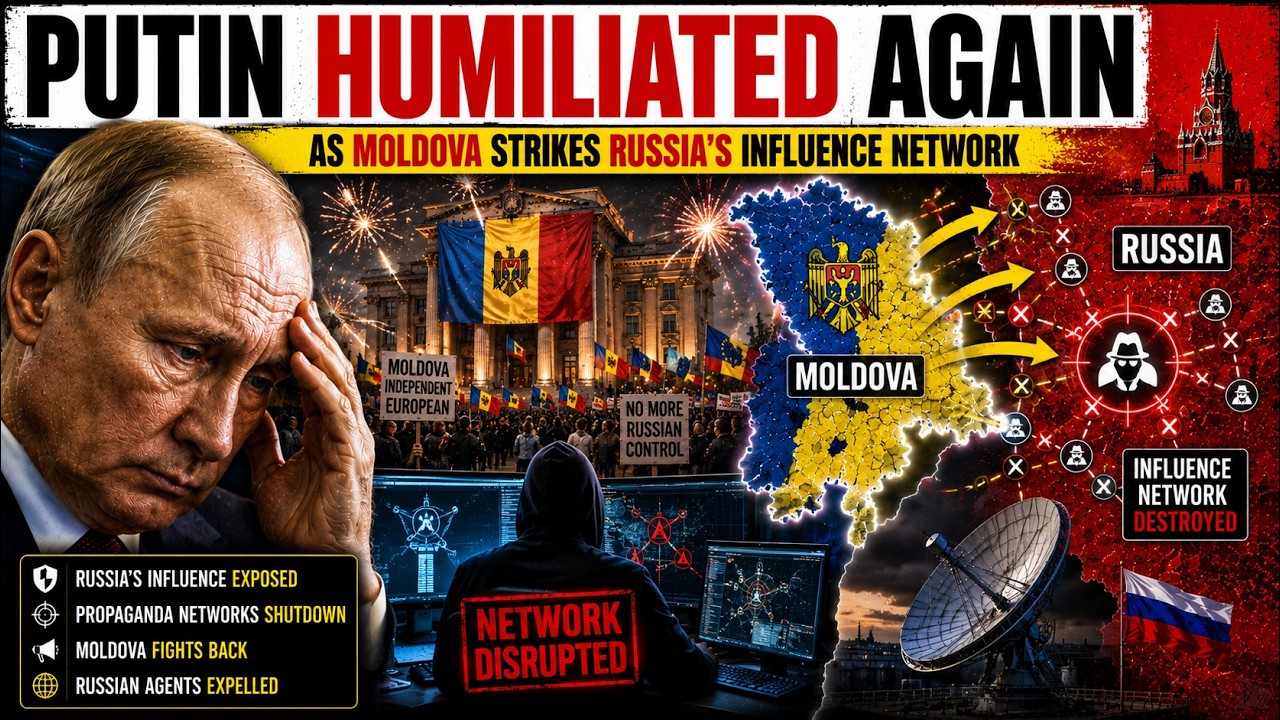 Putin HUMILIATED Again as Moldova Strikes Russia's Influence Network