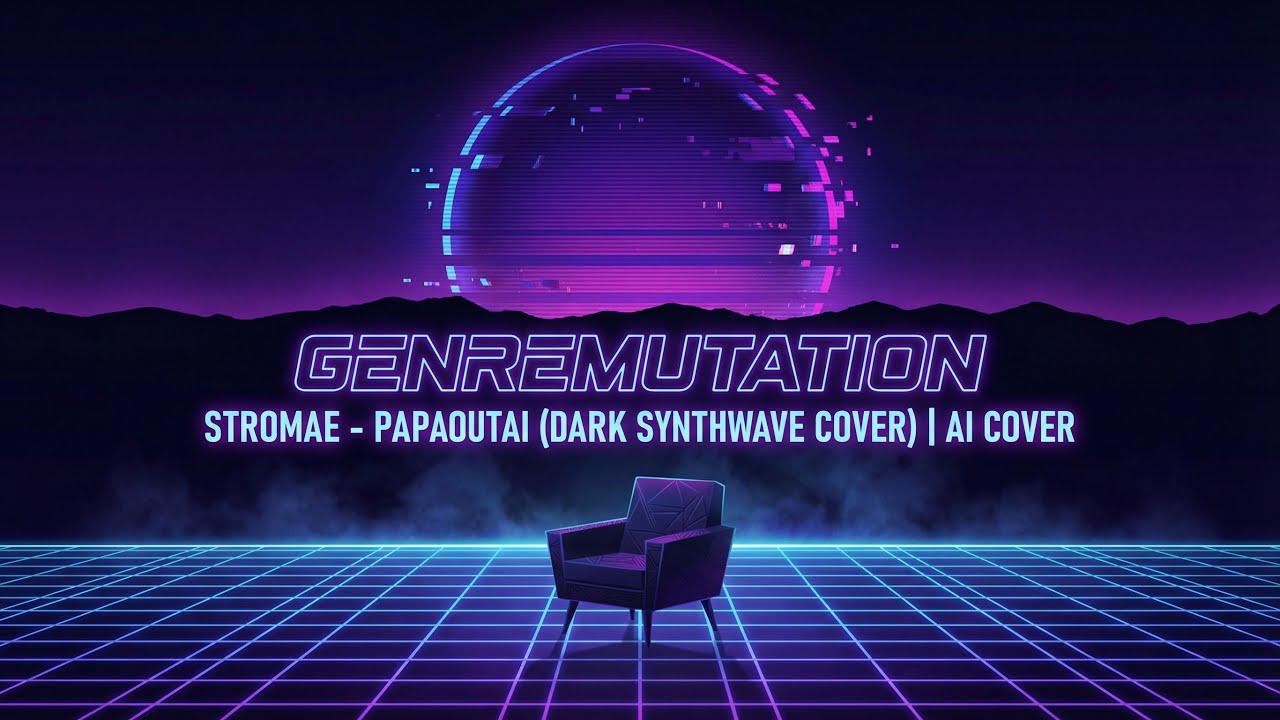 Stromae - Papaoutai (Dark Synthwave AI Cover) | GenreMutation #Stromae