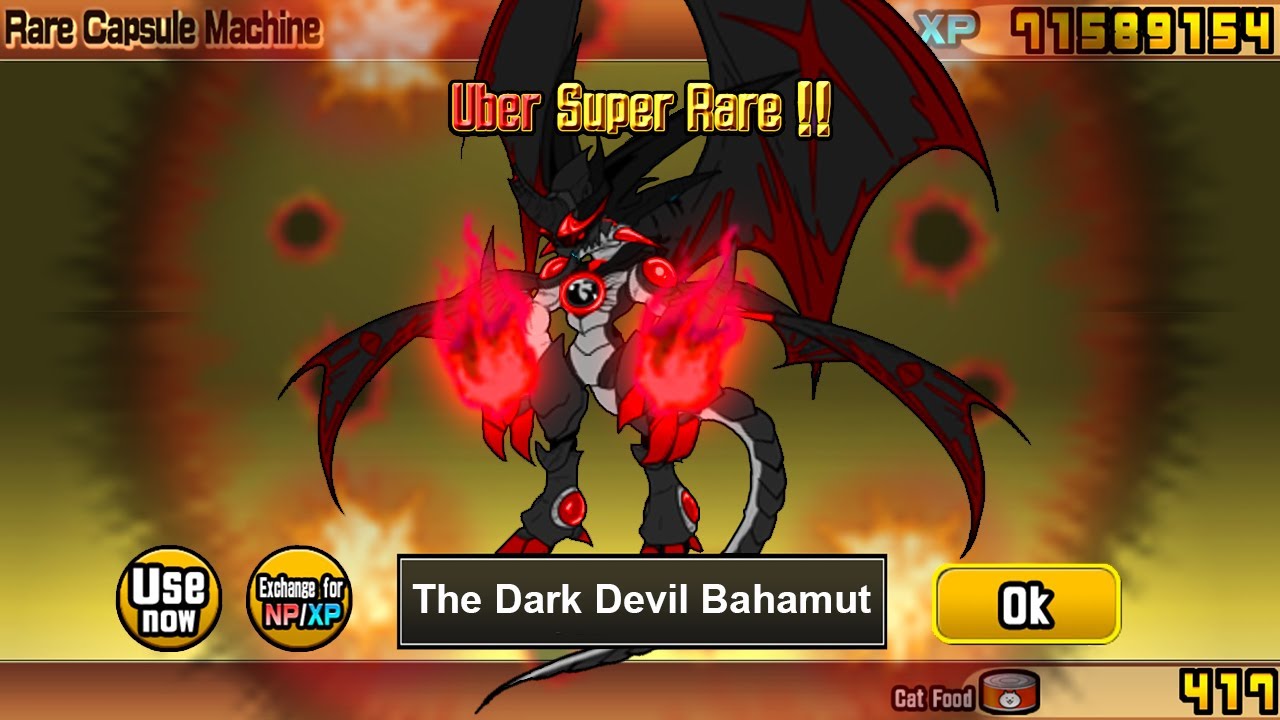 The Battle Cats - Unit The Dark Devil Bahamut!