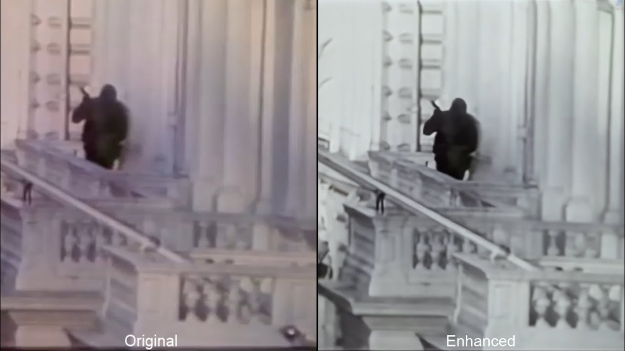 Iranian Embassy Siege - stabilised AI enhancement comparison
