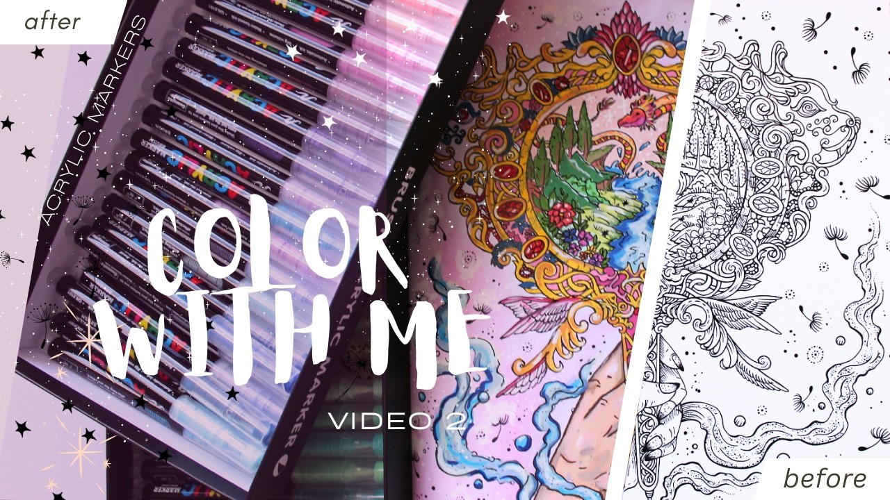 Color With Me | Dream Voyage | Video 2🖋️🏞️🪞