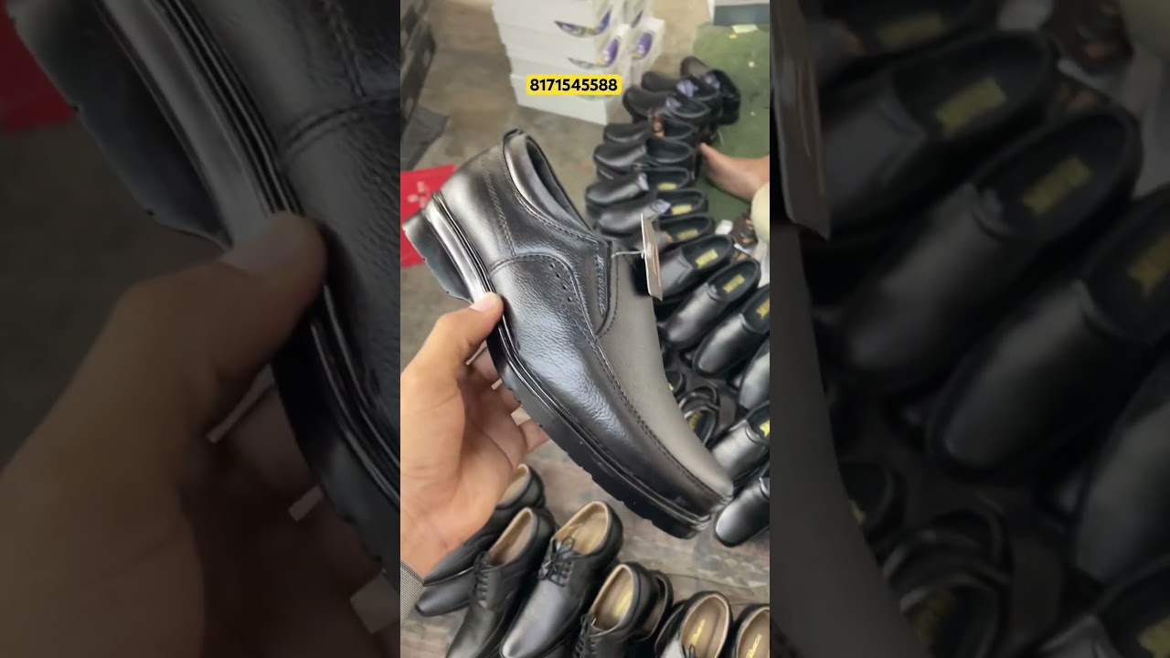 Agra Leather Shoes Factory // all india delivery // agra shoes wholesale market  #leathershoes