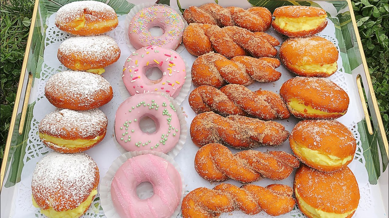 دونتس رائعة بعجينة اقتصاديةeasy donuts 🍩 recipe