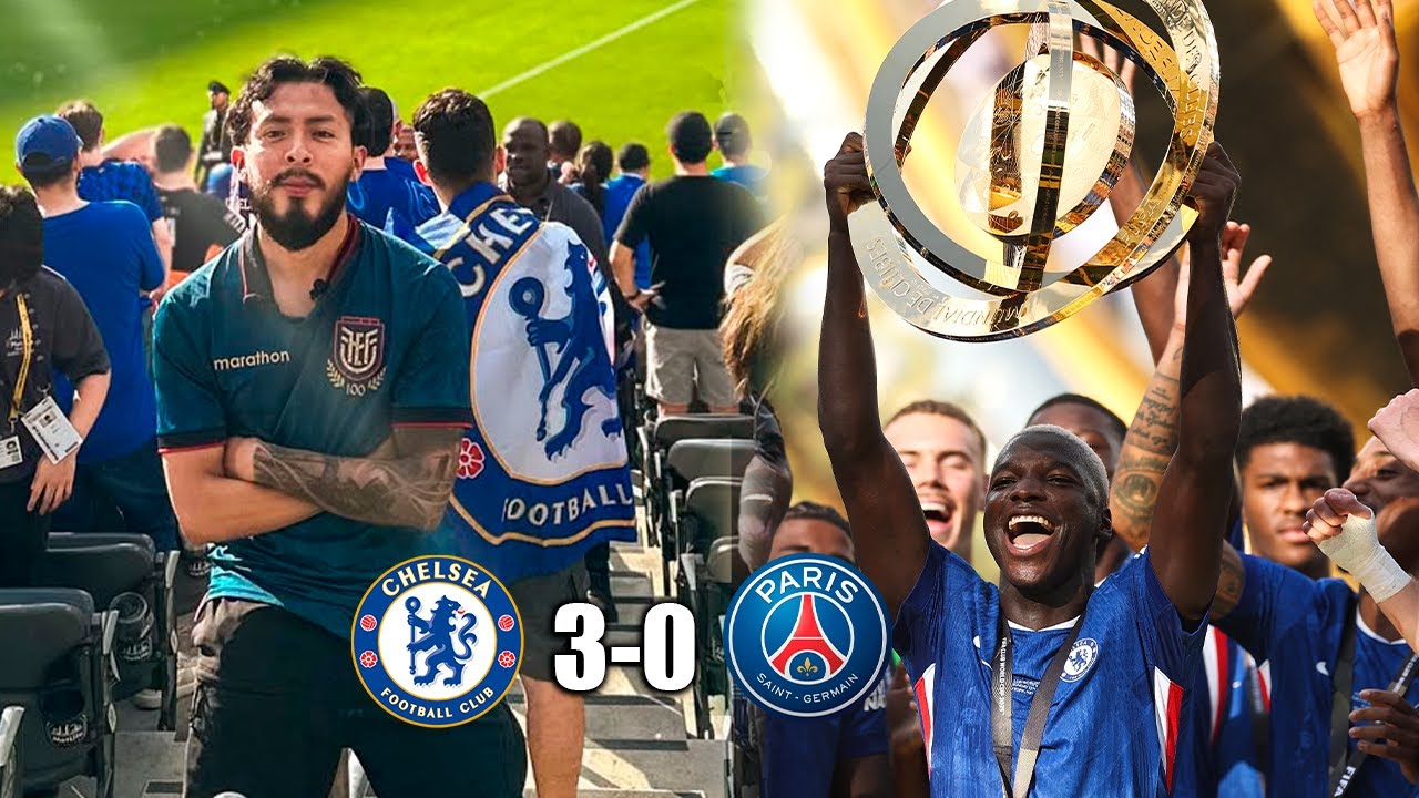 ¡MOISÉS CAICEDO CAMPEÓN DEL MUNDO! CHELSEA 3-0 PSG VLOG FINAL MUNDIAL DE CLUBES 2025