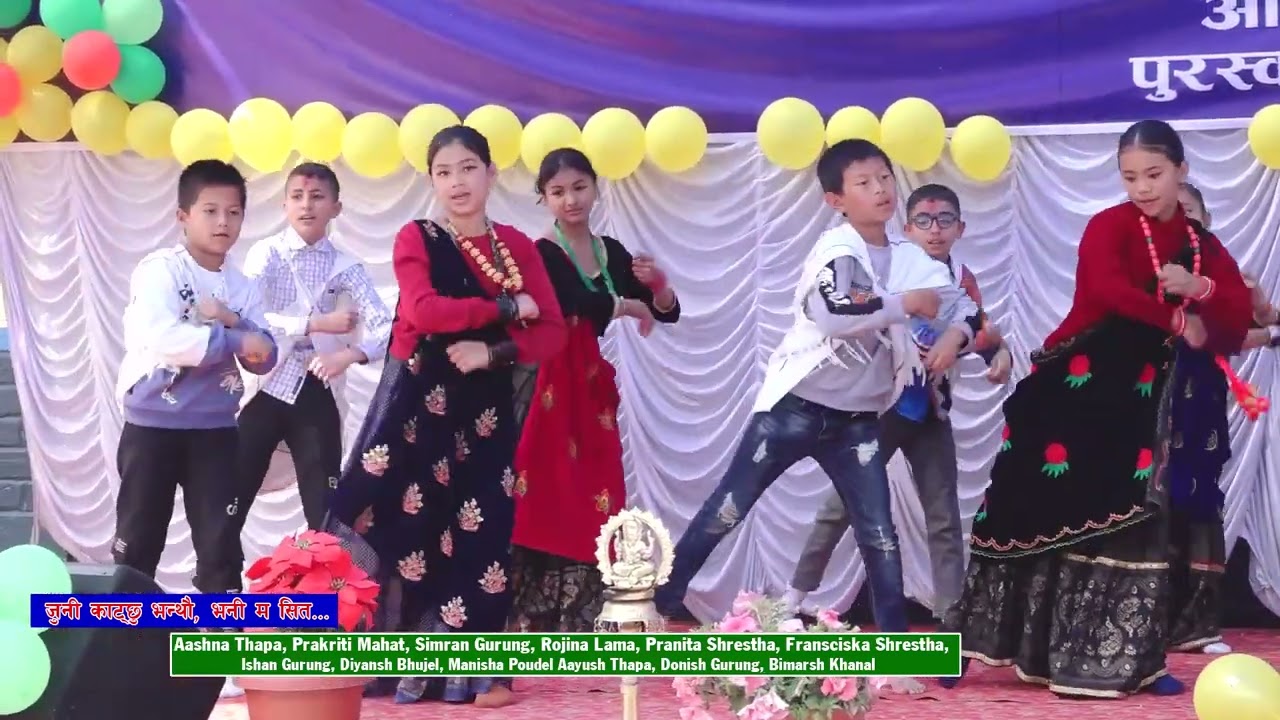 जुनी काट्छु भन्थ्यौ नि म सित | Juni Katchhu | Dance Performance by class 5 | Parents Day 2079 | BVM